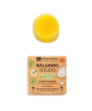 Balsamo solido bio Forza - ristrutturante e nutriente 40g