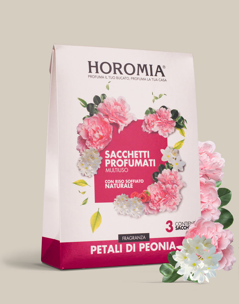 Sacchetti Profumati Multiuso Petali di Peonia 3 x 12g