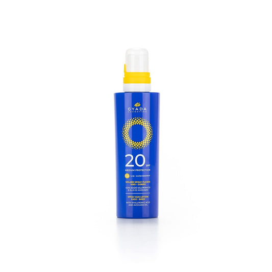 Solare Spray Viso Corpo SPF 20 Protezione Media